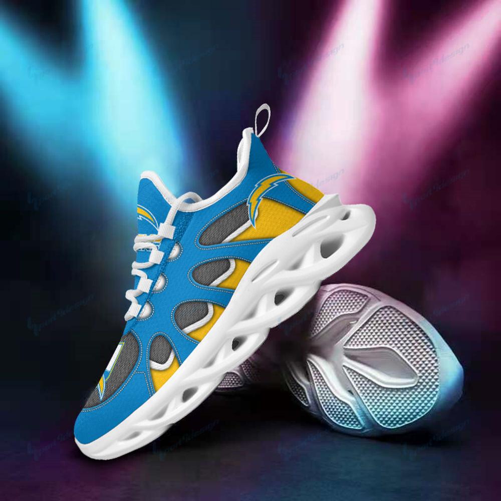 Ideafootwear Los Angeles Chargers Max Soul Shoes Sneakers For Men And Women 8
