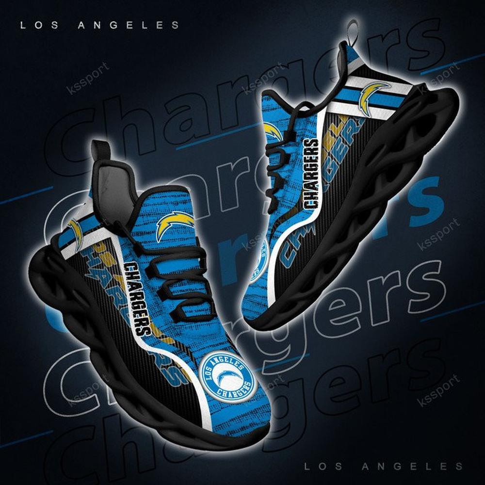 Ideafootwear Los Angeles Chargers Max Soul Shoes Sneakers For Men And Women 5