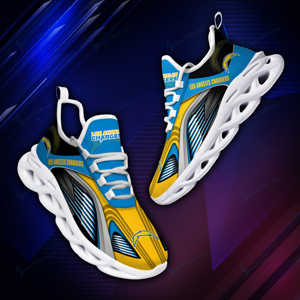 Ideafootwear Los Angeles Chargers Max Soul Shoes Sneakers For Men And Women 2