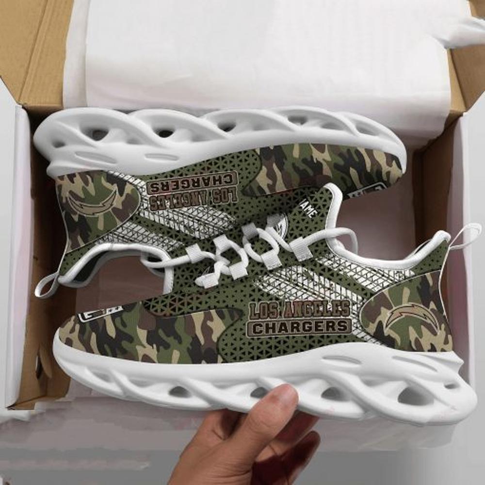 Ideafootwear Los Angeles Chargers Max Soul Shoes Sneakers For Men And Women 4