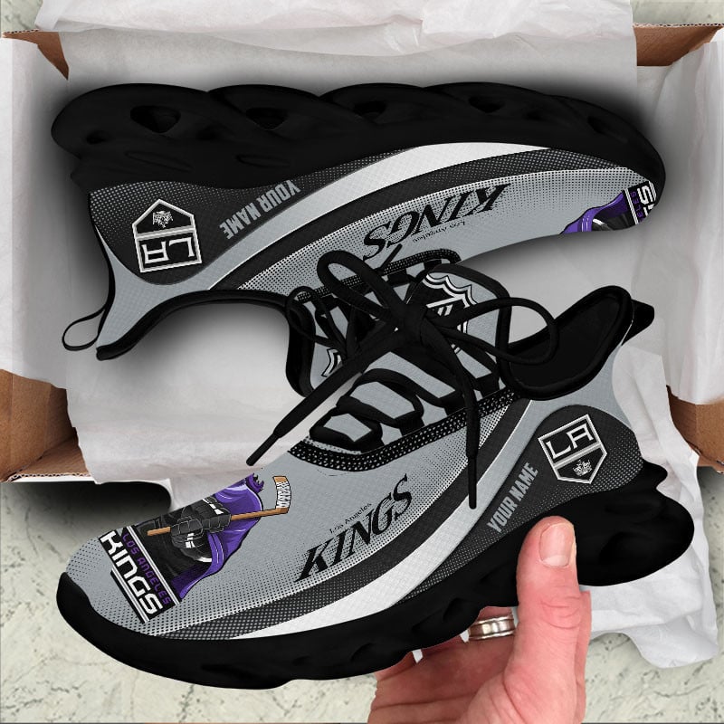Ideafootwear Los Angeles Kings Max Soul Shoes Sneakers For Men And Women 2