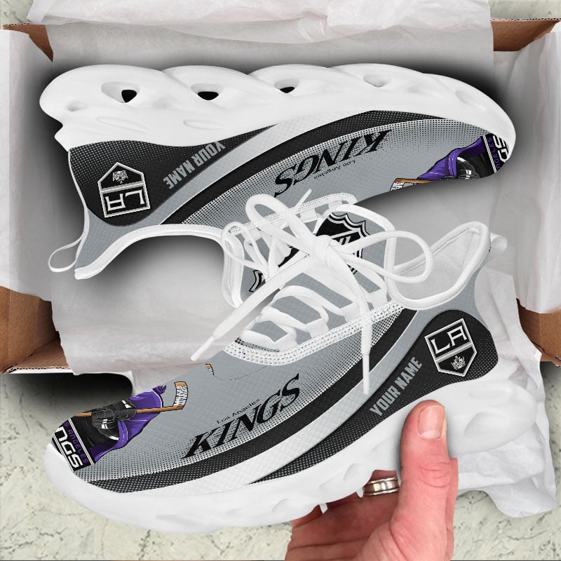 Ideafootwear Los Angeles Kings Max Soul Shoes Sneakers For Men And Women 2