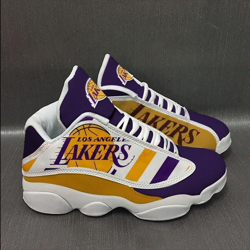Ideafootwear Los Angeles Laker AJ13 Sneakers Shoes For Men And Women 1