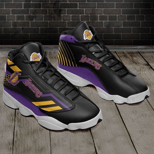 Ideafootwear Los Angeles Lakers AJ13 Sneakers Shoes For Men And Women 14