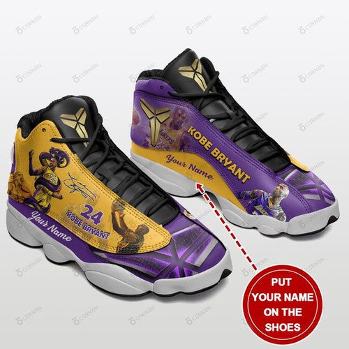 Ideafootwear Los Angeles Lakers AJ13 Sneakers Shoes For Men And Women 3