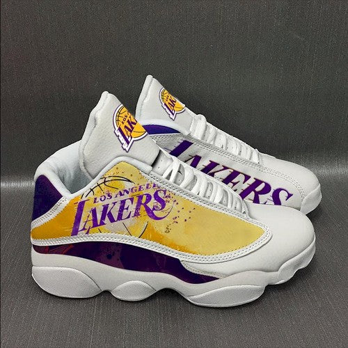 Ideafootwear Los Angeles Lakers AJ13 Sneakers Shoes For Men And Women 12