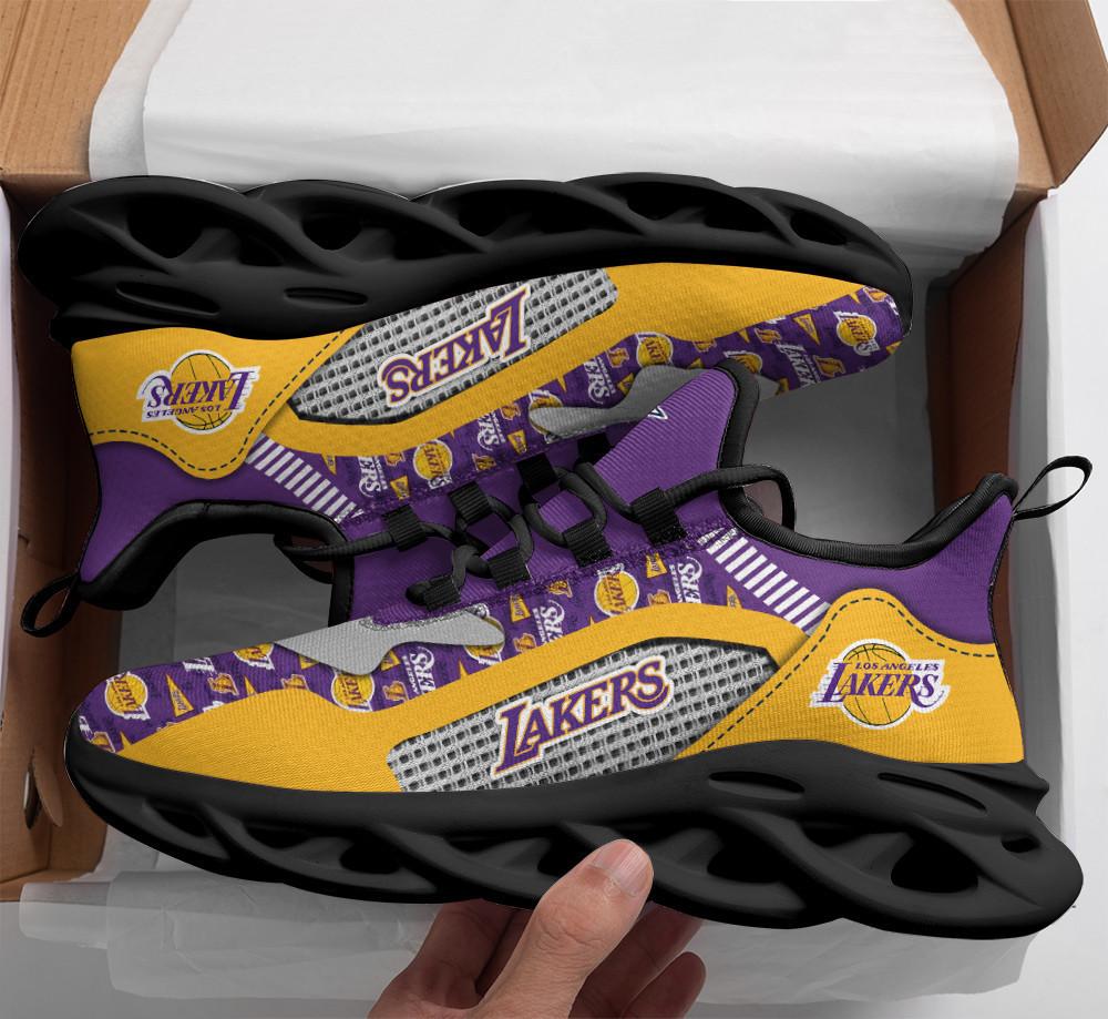 Ideafootwear Los Angeles Lakers Max Soul Shoes Sneakers For Men And Women 4