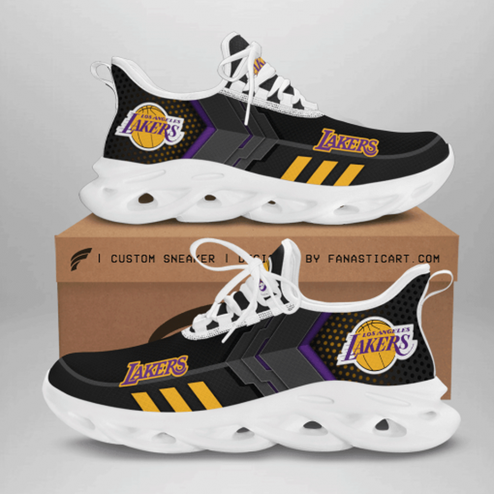Ideafootwear Los Angeles Lakers Max Soul Shoes Sneakers For Men And Women 2