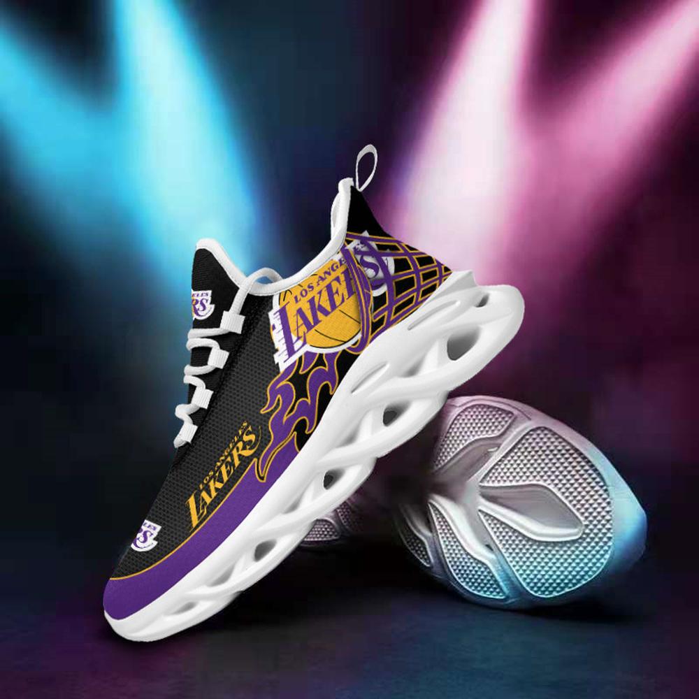 Ideafootwear Los Angeles Lakers Max Soul Shoes Sneakers For Men And Women 6