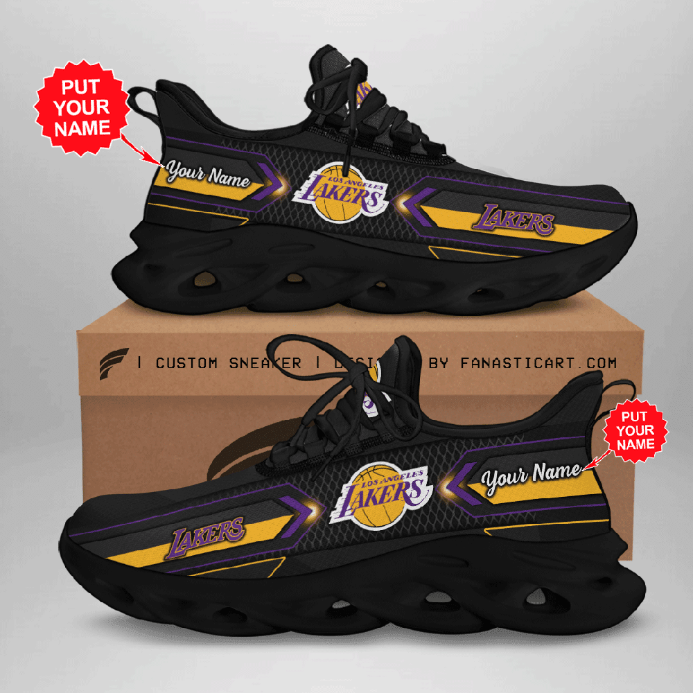 Ideafootwear Los Angeles Lakers Max Soul Shoes Sneakers For Men And Women 10