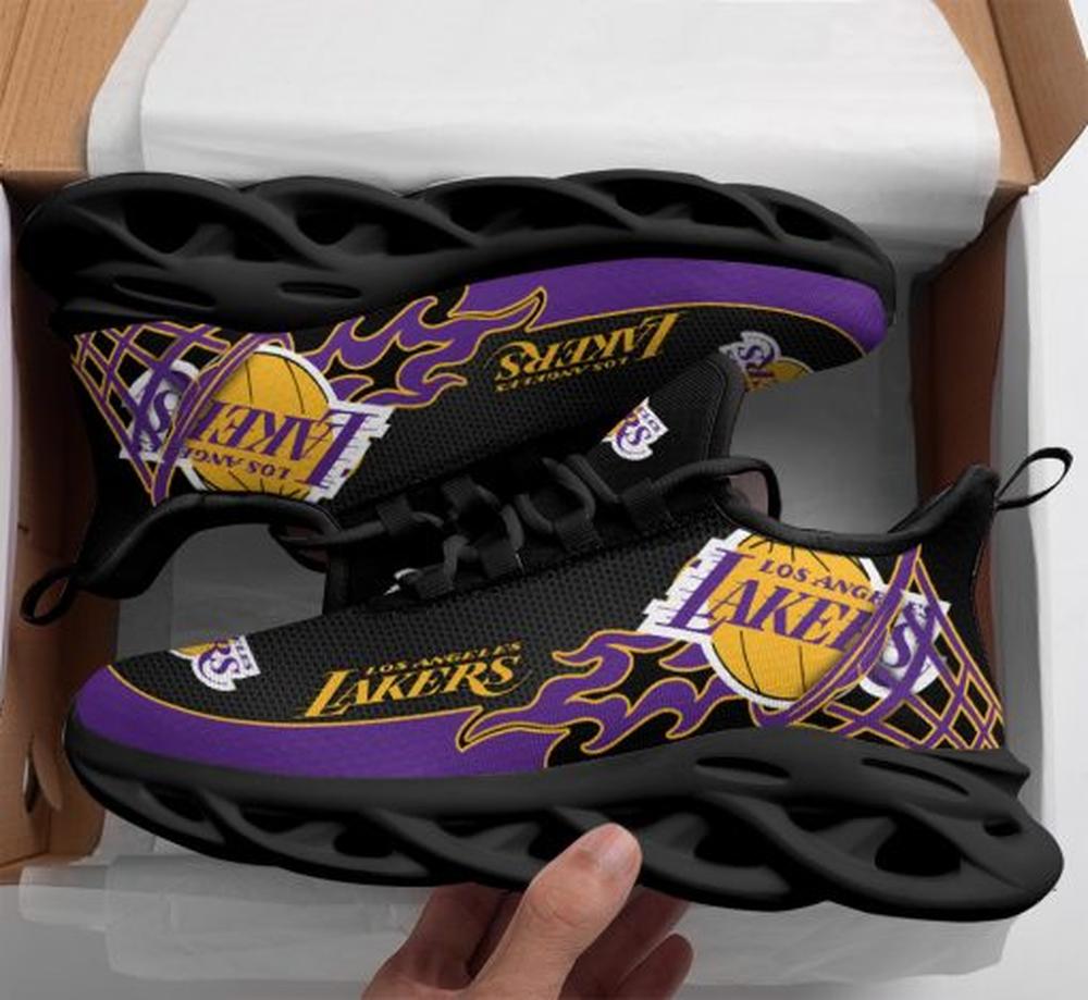 Ideafootwear Los Angeles Lakers Max Soul Shoes Sneakers For Men And Women 6