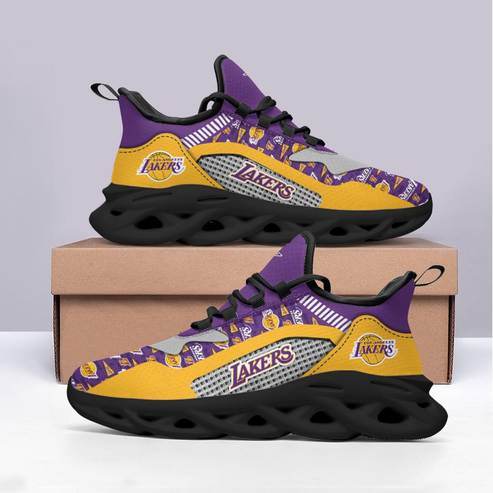 Ideafootwear Los Angeles Lakers Max Soul Shoes Sneakers For Men And Women 4