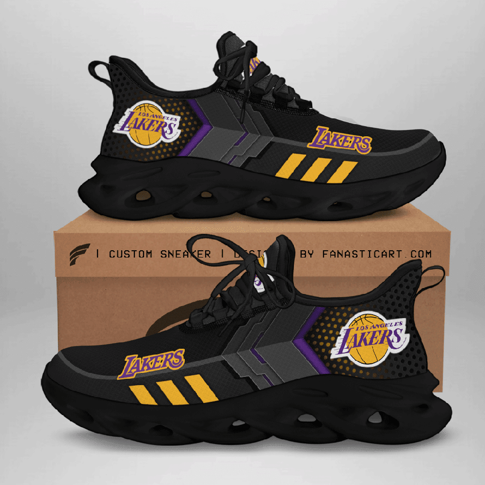 Ideafootwear Los Angeles Lakers Max Soul Shoes Sneakers For Men And Women 2
