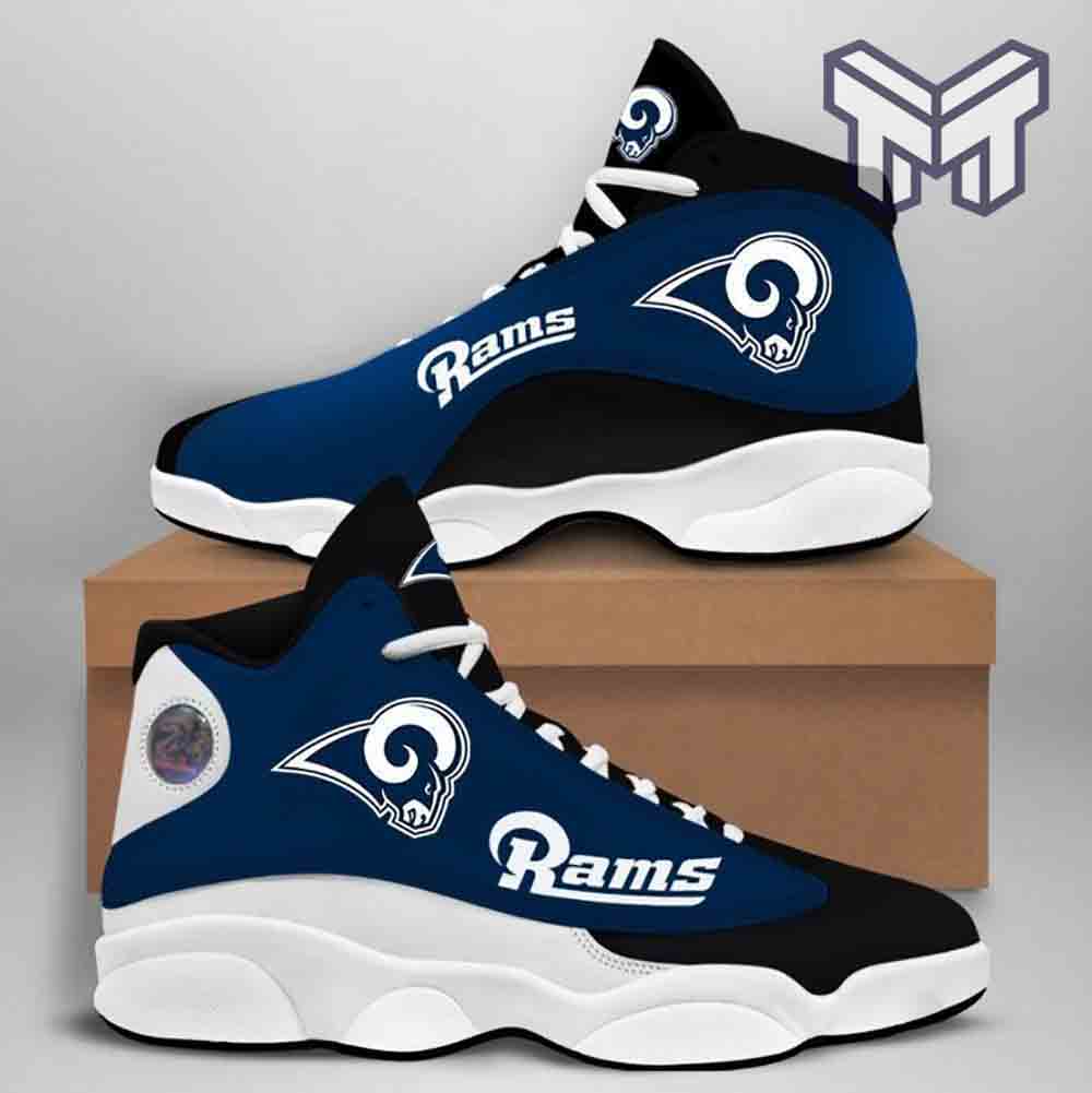 Ideafootwear Los Angeles Rams AJ13 Sneakers Shoes For Men And Women 10