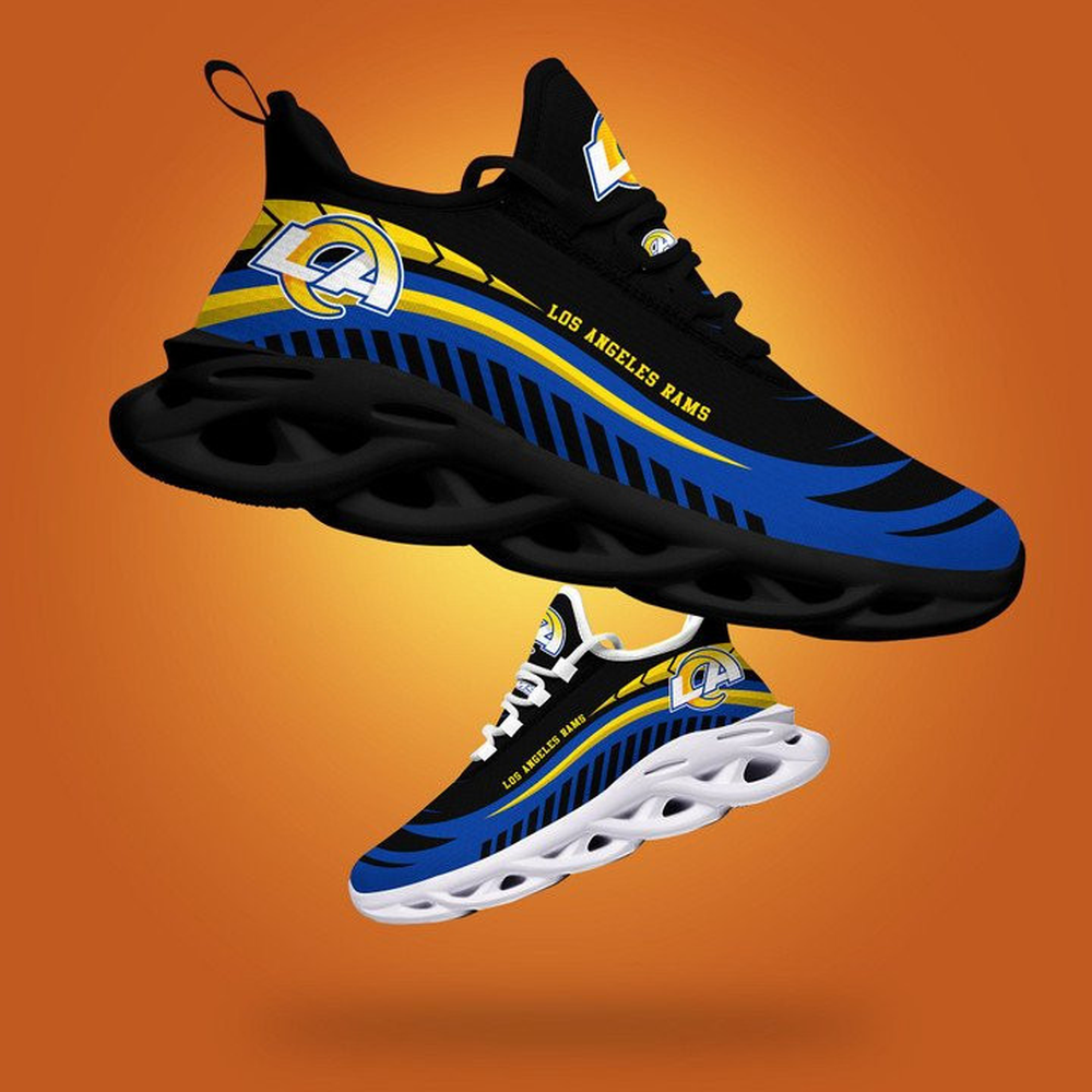 Ideafootwear Los Angeles Rams Max Soul Shoes Sneakers For Men And Women 6