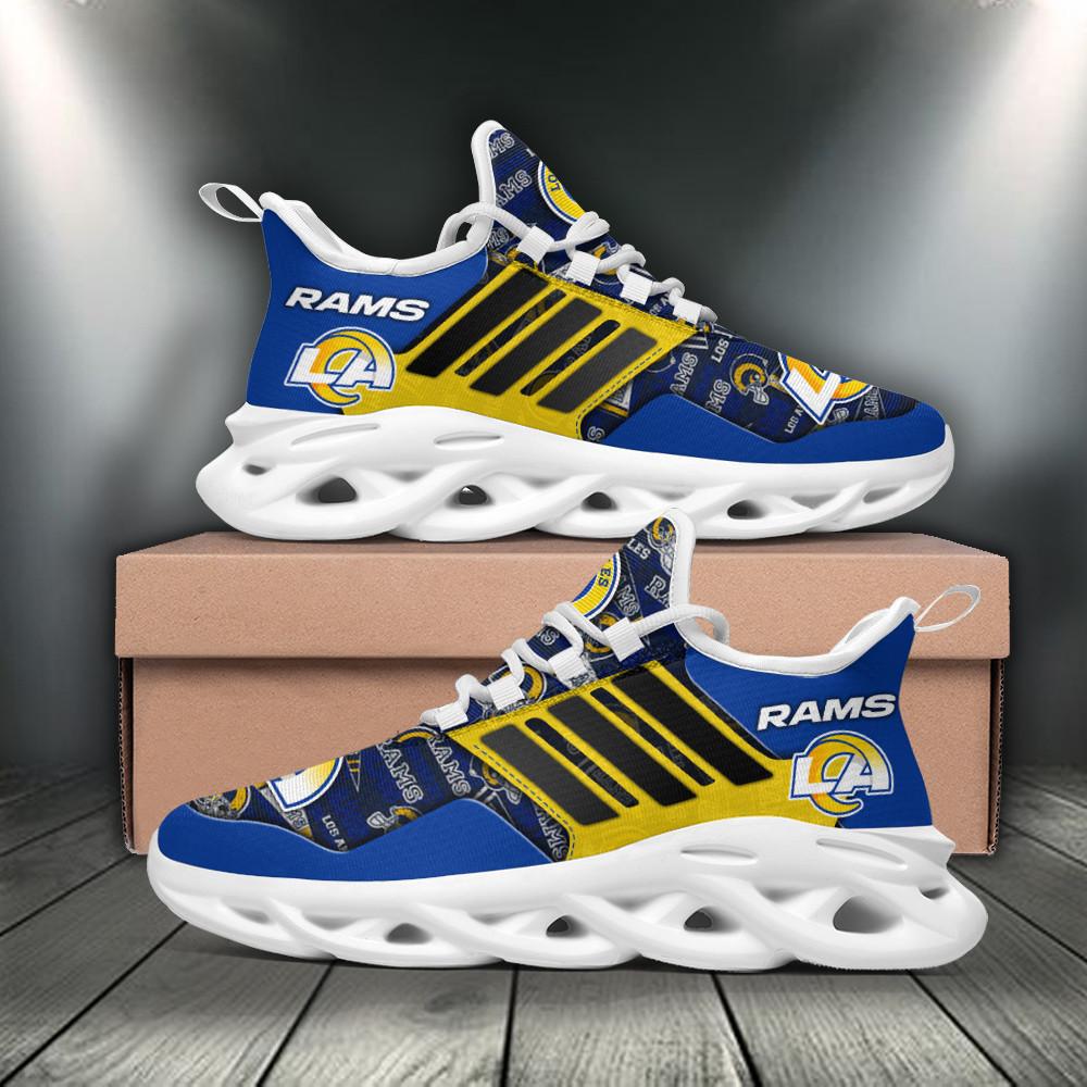 Ideafootwear Los Angeles Rams Max Soul Shoes Sneakers For Men And Women 1