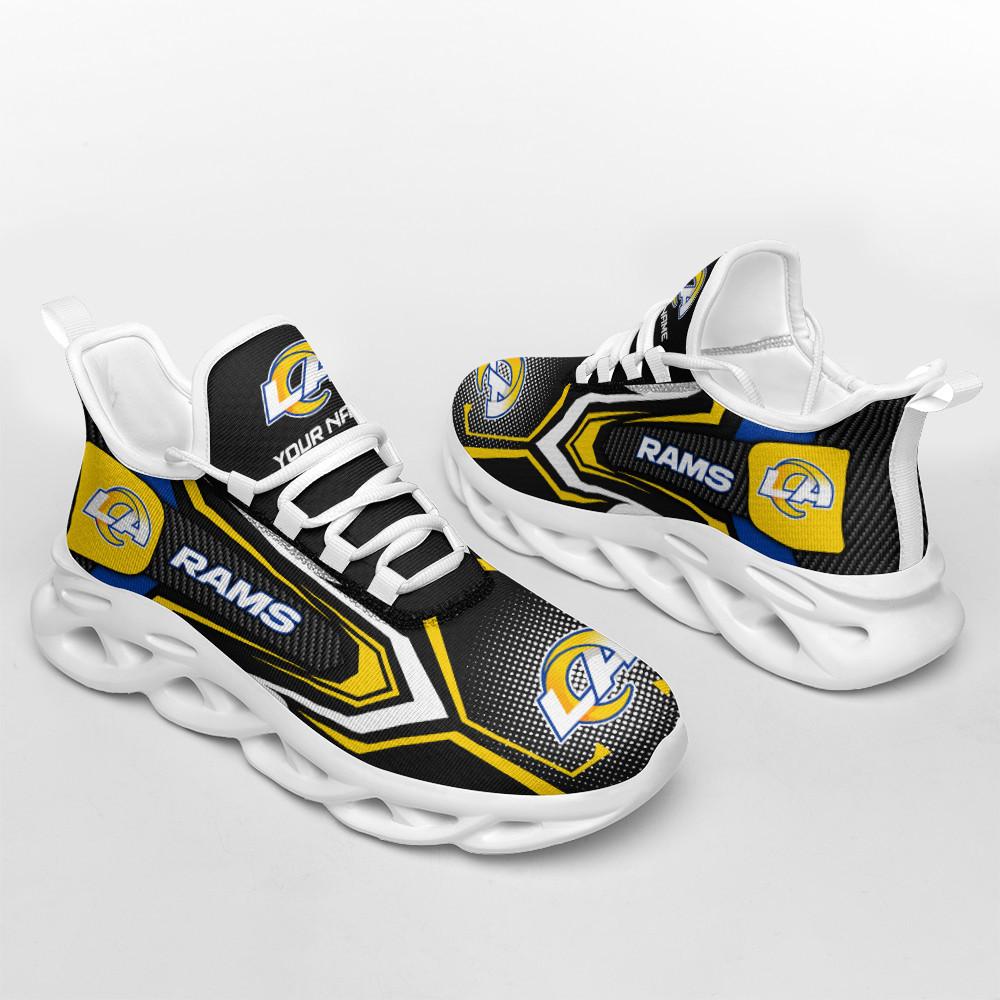 Ideafootwear Los Angeles Rams Max Soul Shoes Sneakers For Men And Women 29
