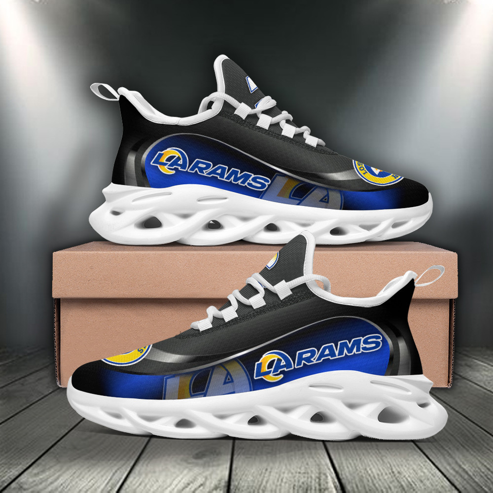 Ideafootwear Los Angeles Rams Max Soul Shoes Sneakers For Men And Women 13
