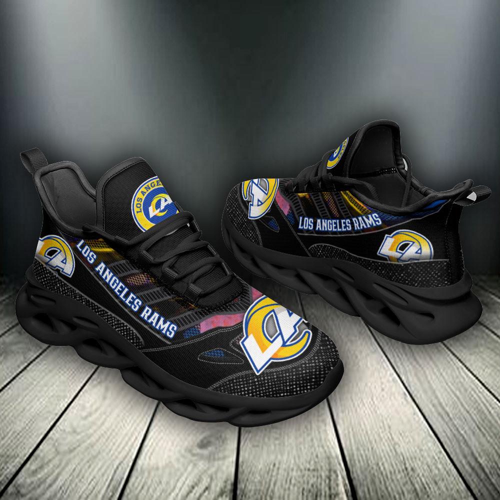 Ideafootwear Los Angeles Rams Max Soul Shoes Sneakers For Men And Women 19