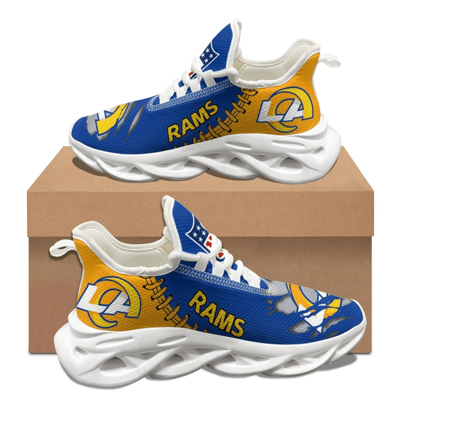 Ideafootwear Los Angeles Rams Max Soul Shoes Sneakers For Men And Women 21