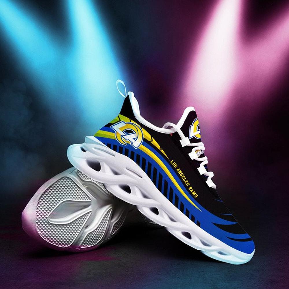 Ideafootwear Los Angeles Rams Max Soul Shoes Sneakers For Men And Women 6