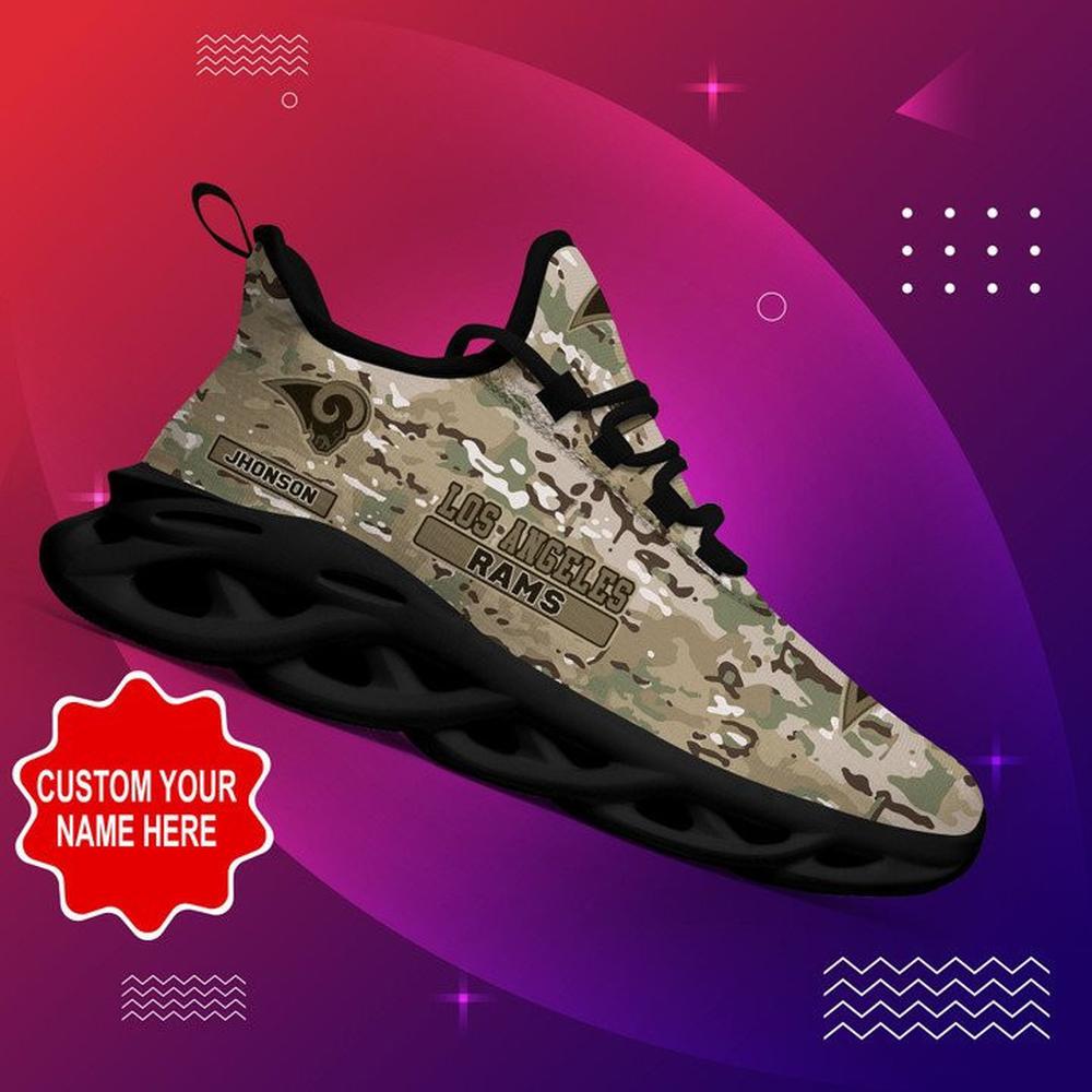 Ideafootwear Los Angeles Rams Max Soul Shoes Sneakers For Men And Women 33