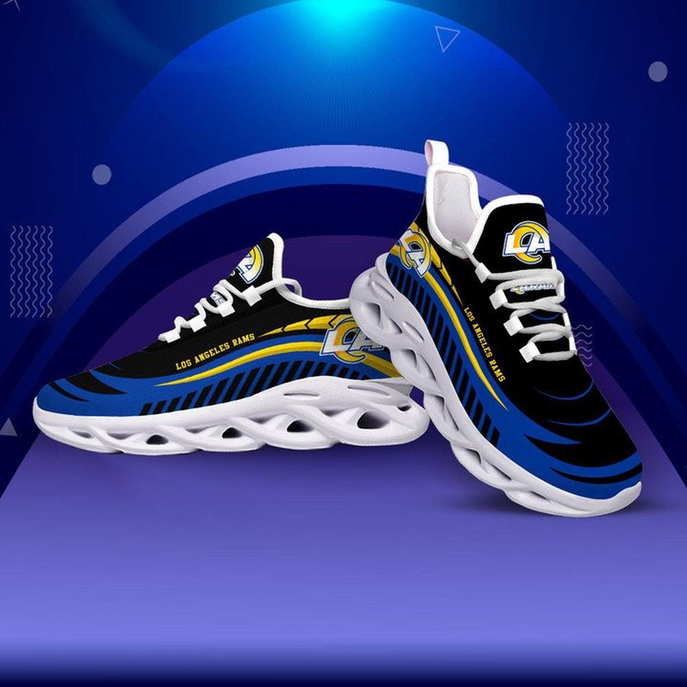Ideafootwear Los Angeles Rams Max Soul Shoes Sneakers For Men And Women 6