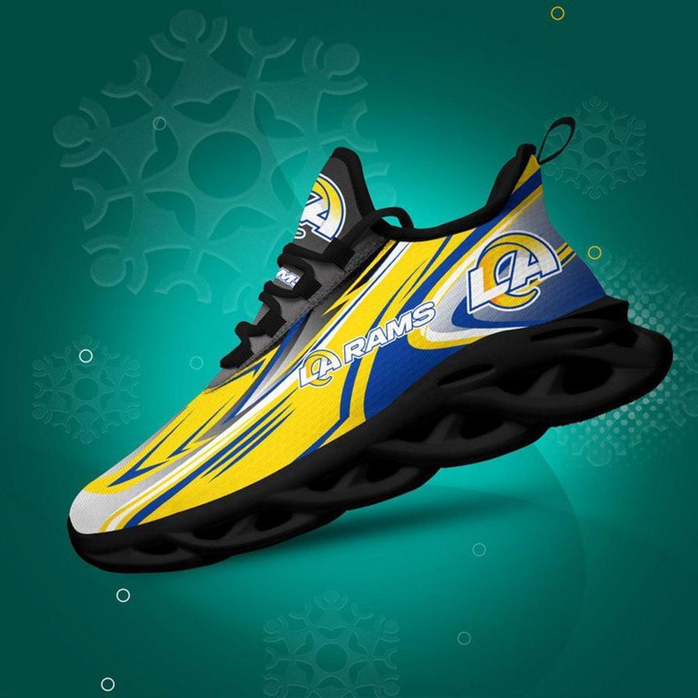 Ideafootwear Los Angeles Rams Max Soul Shoes Sneakers For Men And Women 7