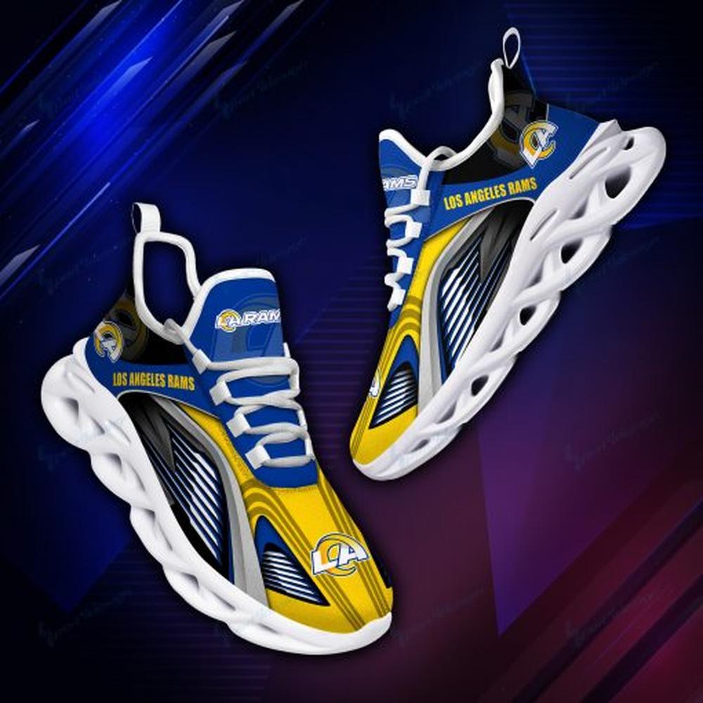 Ideafootwear Los Angeles Rams Max Soul Shoes Sneakers For Men And Women 12
