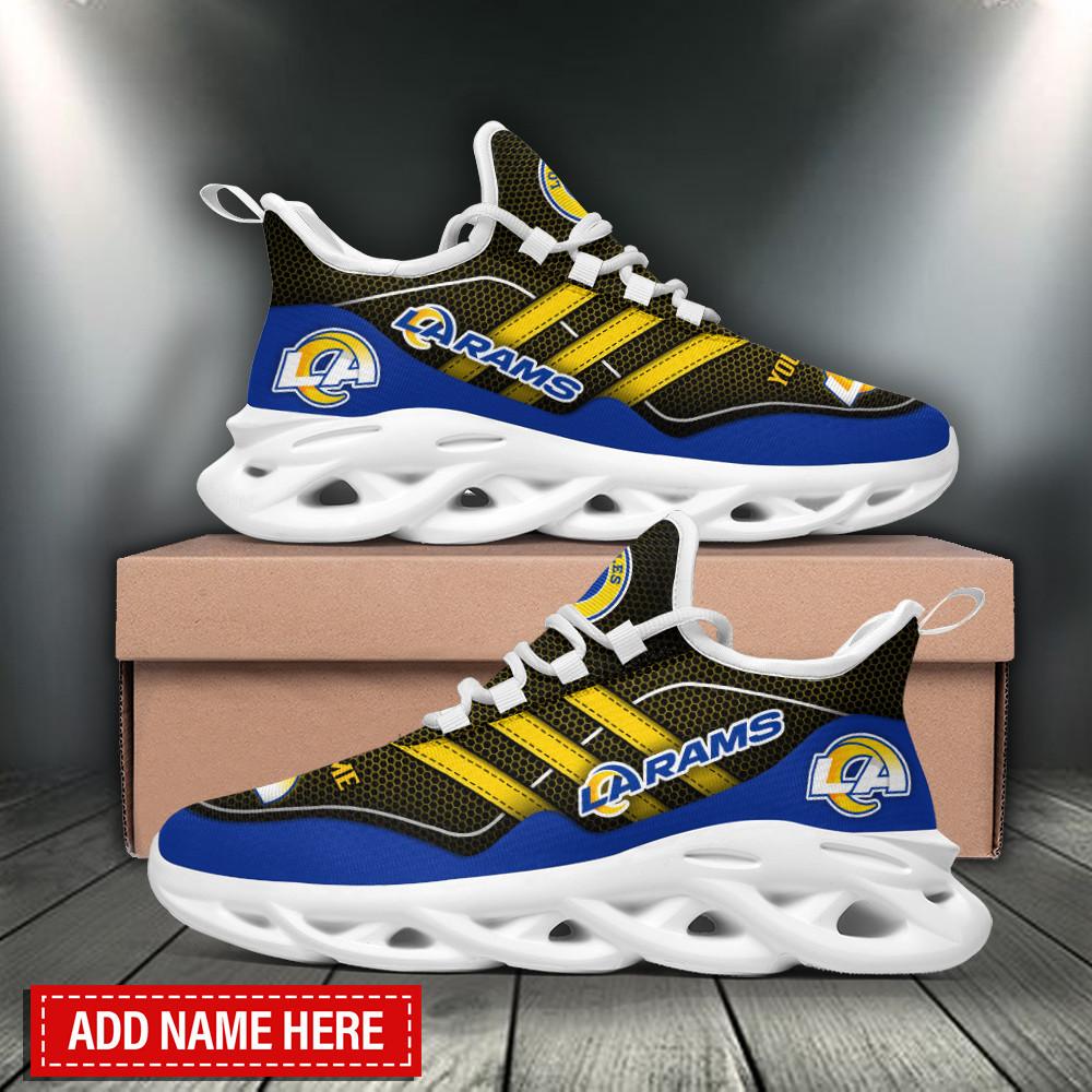 Ideafootwear Los Angeles Rams Max Soul Shoes Sneakers For Men And Women 32