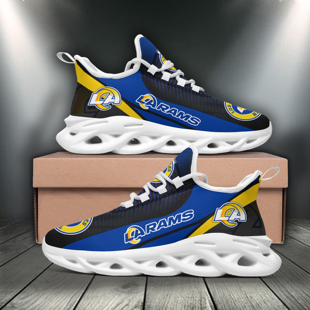 Ideafootwear Los Angeles Rams Max Soul Shoes Sneakers For Men And Women 14