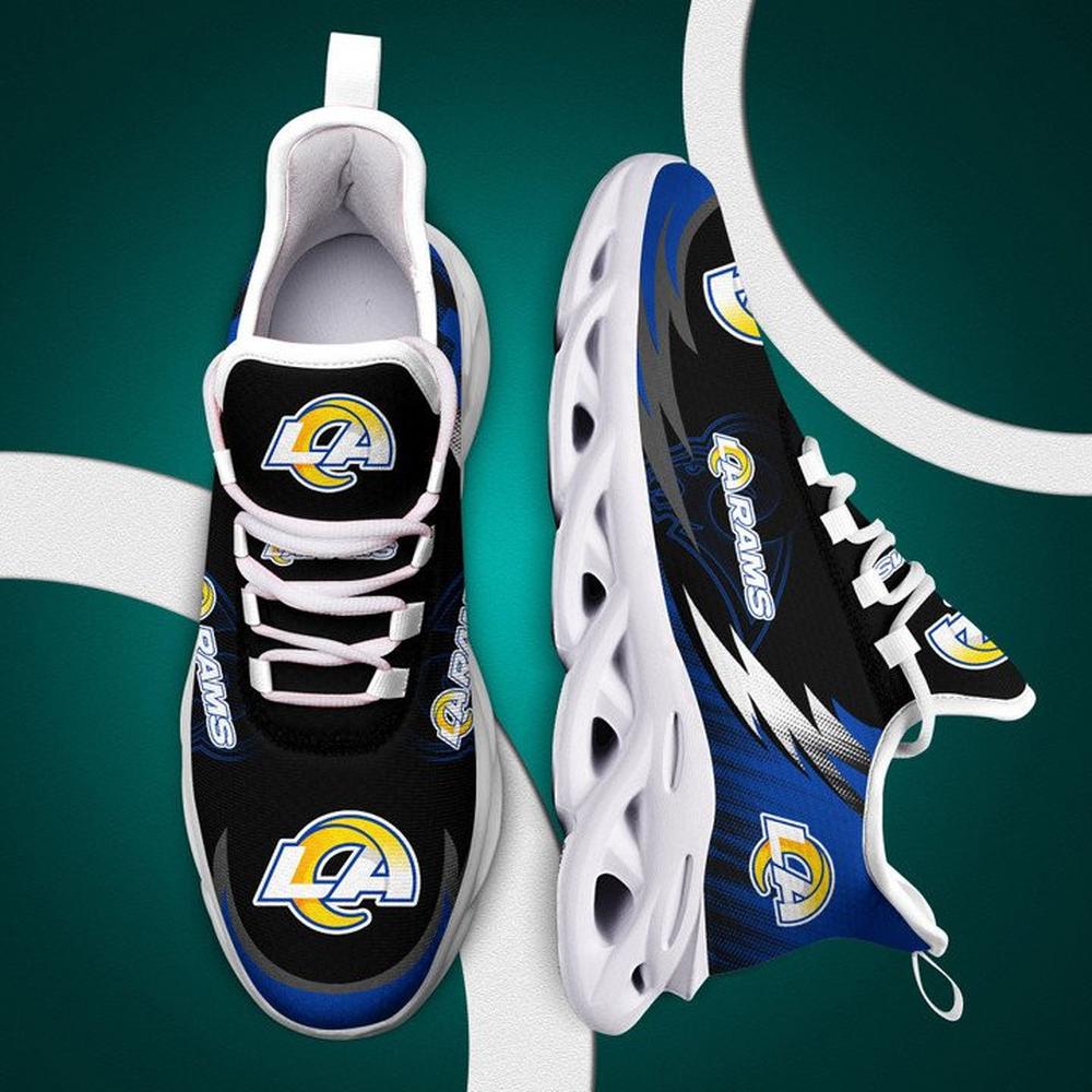 Ideafootwear Los Angeles Rams Max Soul Shoes Sneakers For Men And Women 41