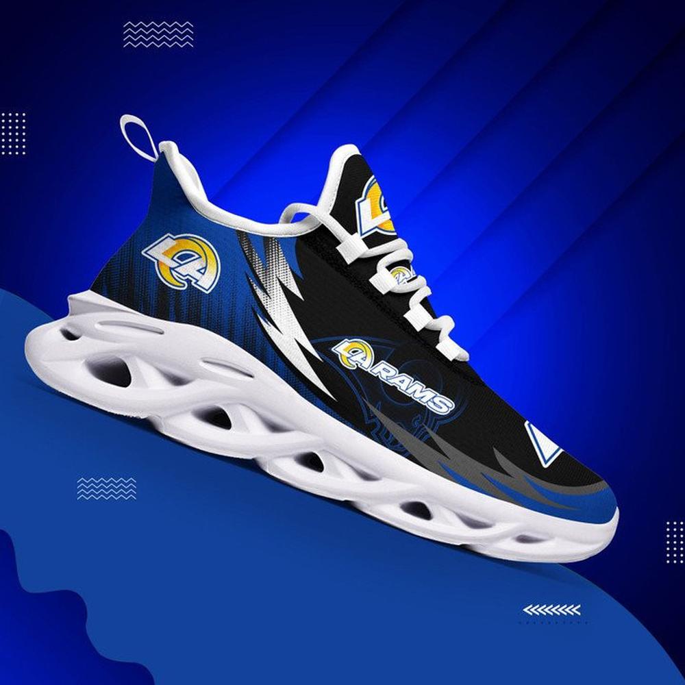 Ideafootwear Los Angeles Rams Max Soul Shoes Sneakers For Men And Women 41