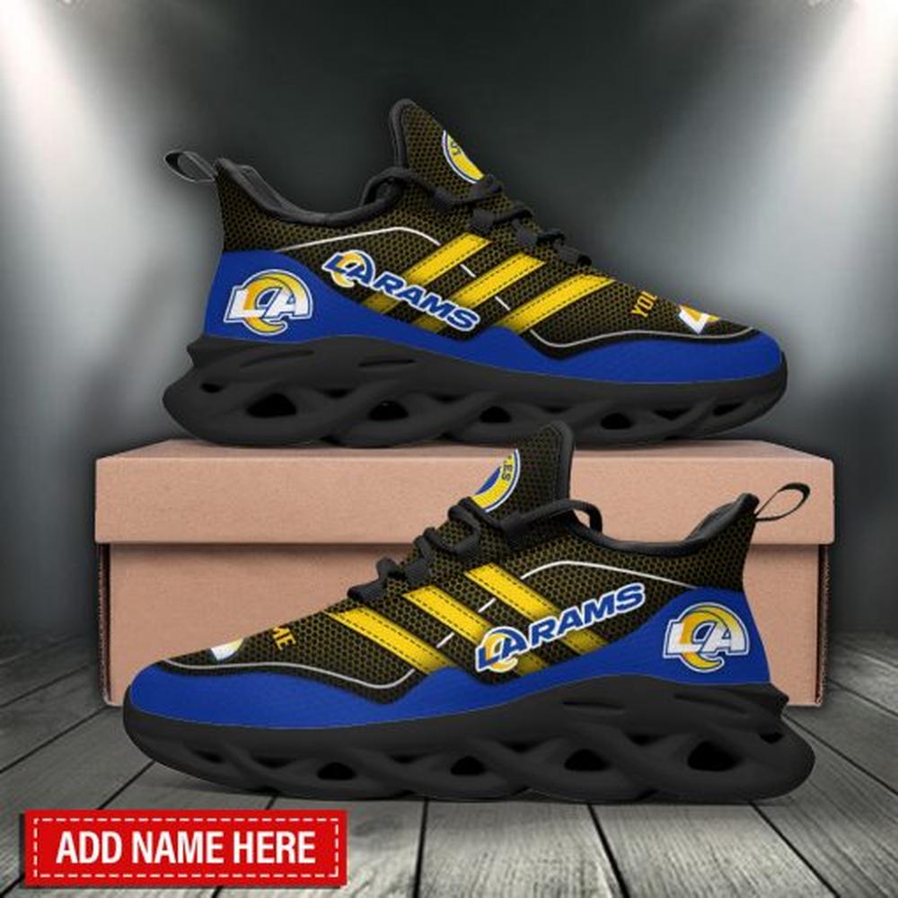 Ideafootwear Los Angeles Rams Max Soul Shoes Sneakers For Men And Women 32
