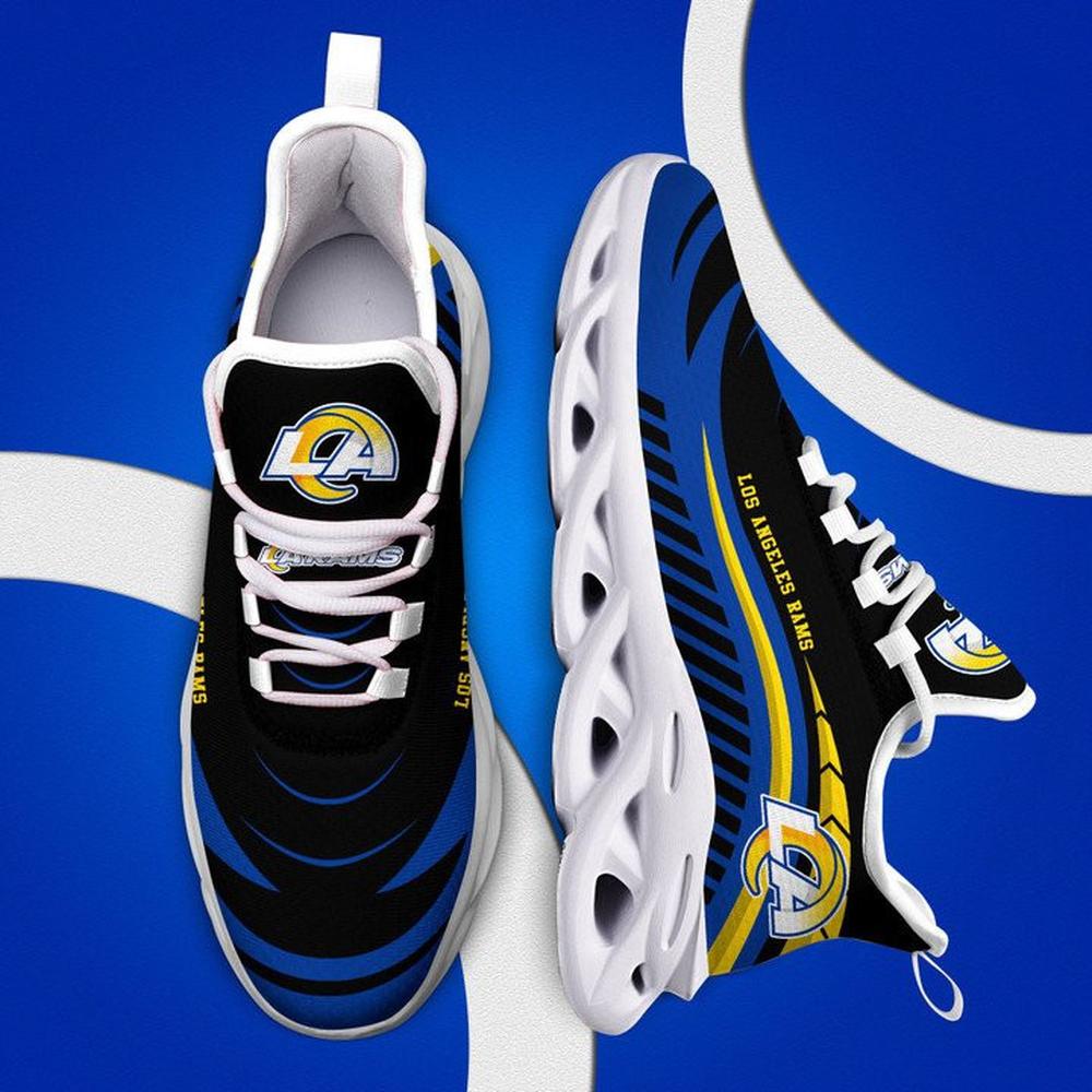 Ideafootwear Los Angeles Rams Max Soul Shoes Sneakers For Men And Women 6