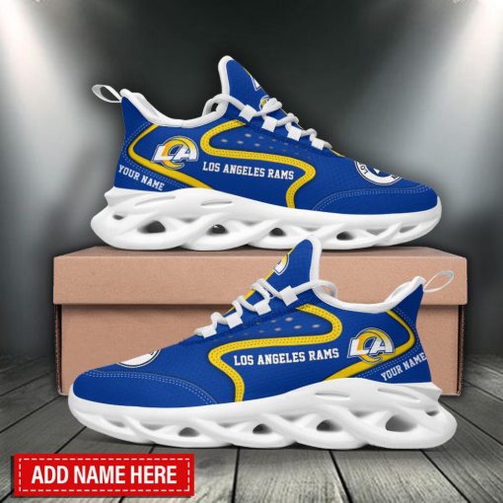Ideafootwear Los Angeles Rams Max Soul Shoes Sneakers For Men And Women 30