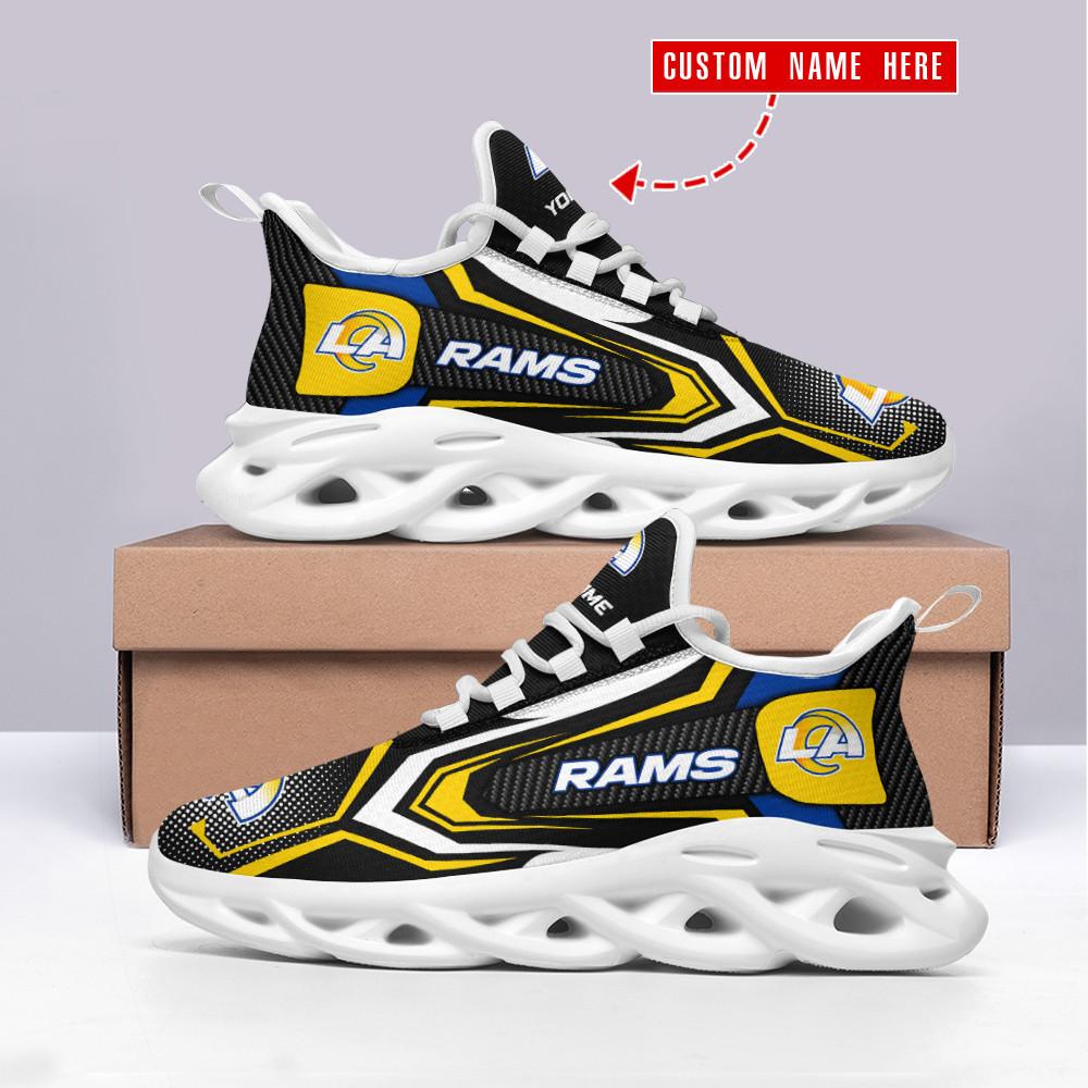 Ideafootwear Los Angeles Rams Max Soul Shoes Sneakers For Men And Women 29