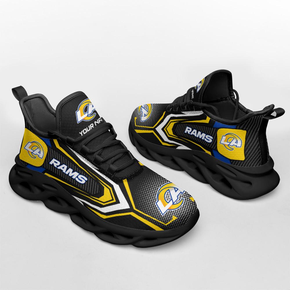 Ideafootwear Los Angeles Rams Max Soul Shoes Sneakers For Men And Women 29