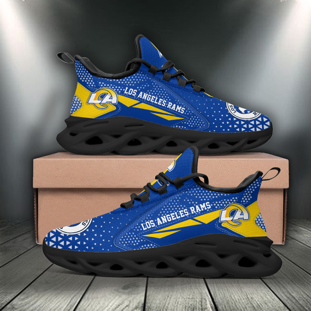 Ideafootwear Los Angeles Rams Max Soul Shoes Sneakers For Men And Women 16