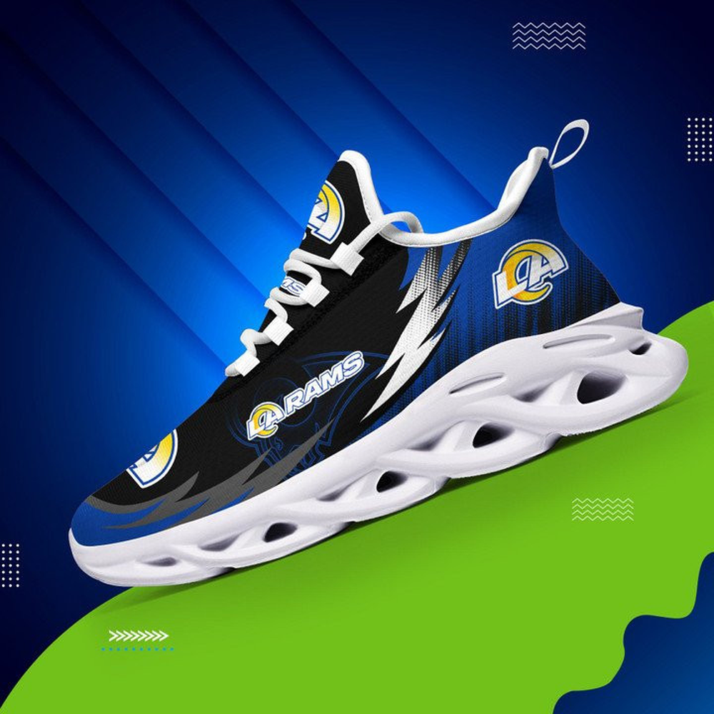 Ideafootwear Los Angeles Rams Max Soul Shoes Sneakers For Men And Women 41