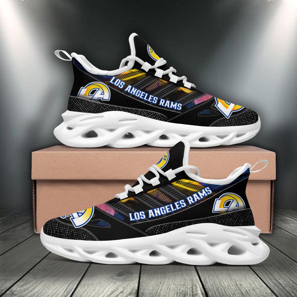 Ideafootwear Los Angeles Rams Max Soul Shoes Sneakers For Men And Women 19