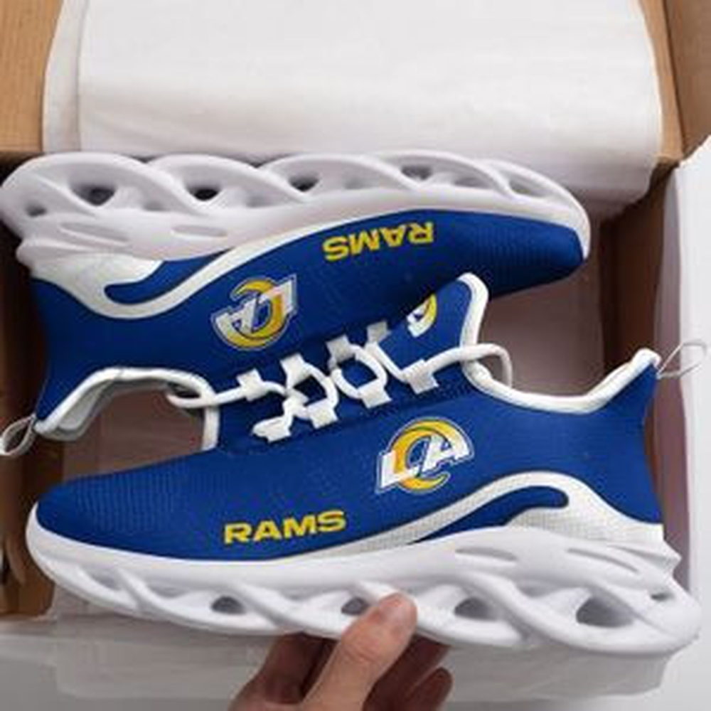 Ideafootwear Los Angeles Rams Max Soul Shoes Sneakers For Men And Women 46