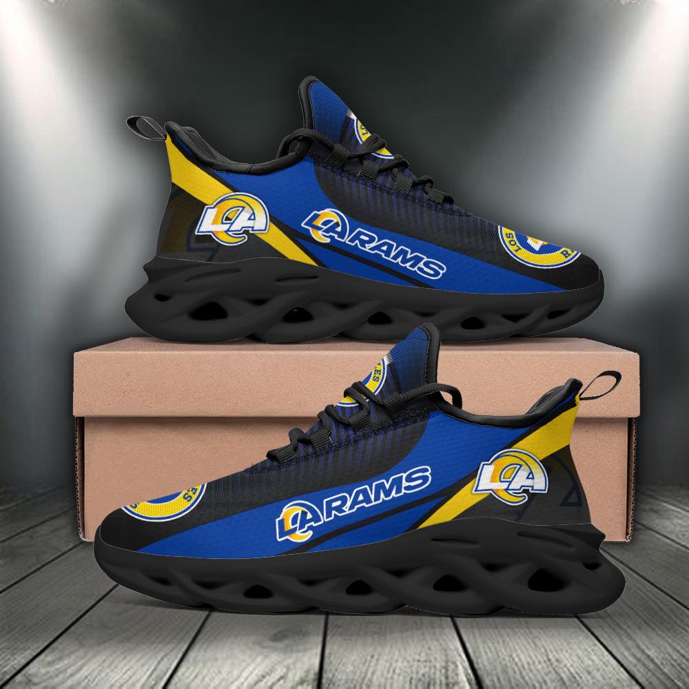 Ideafootwear Los Angeles Rams Max Soul Shoes Sneakers For Men And Women 14