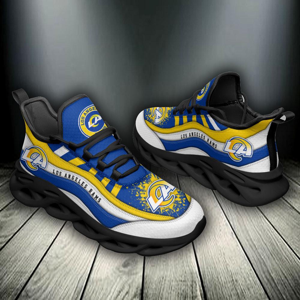 Ideafootwear Los Angeles Rams Max Soul Shoes Sneakers For Men And Women 11