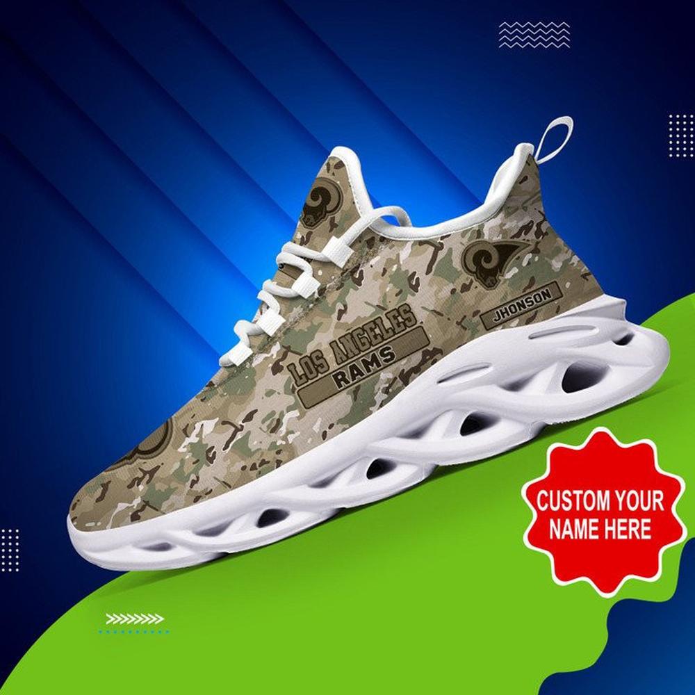 Ideafootwear Los Angeles Rams Max Soul Shoes Sneakers For Men And Women 33