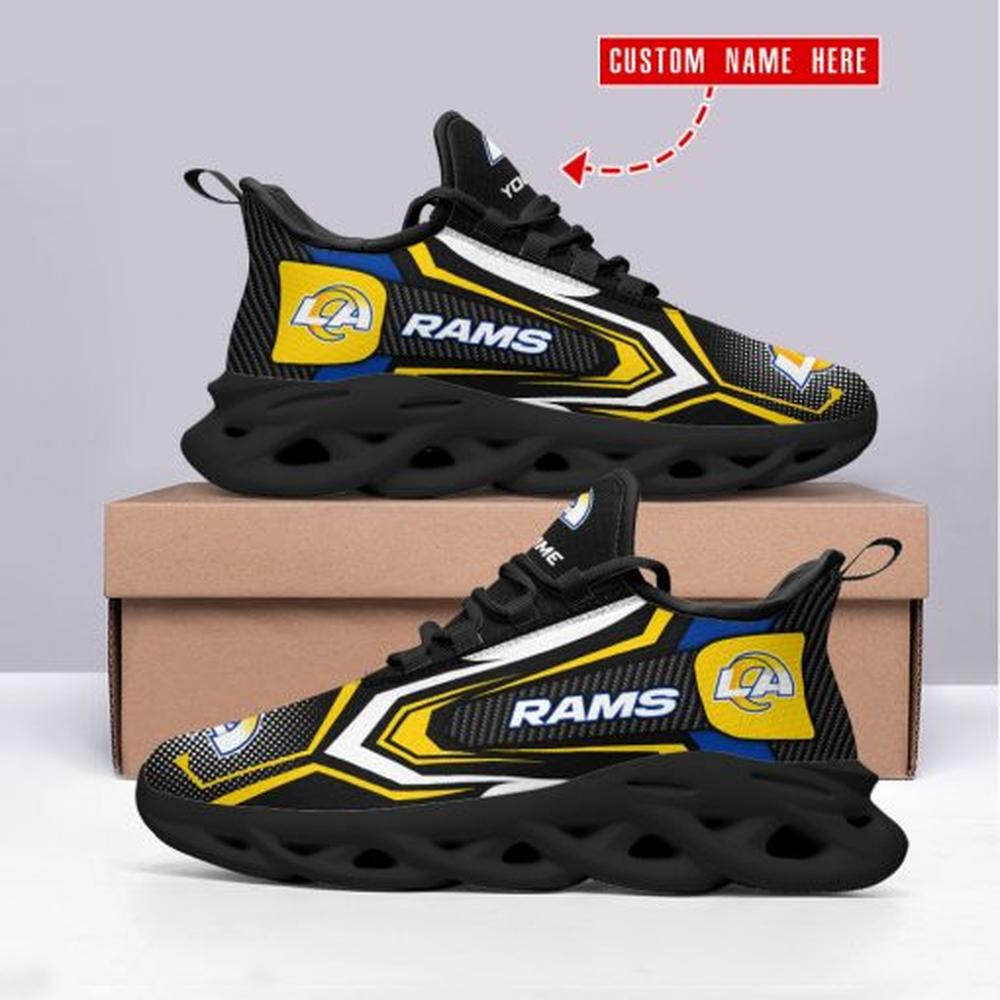Ideafootwear Los Angeles Rams Max Soul Shoes Sneakers For Men And Women 29