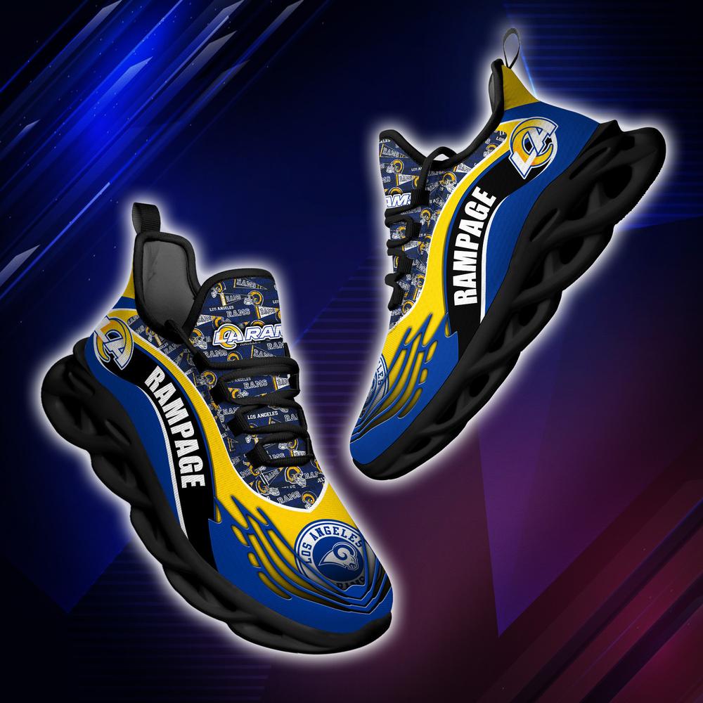Ideafootwear Los Angeles Rams Max Soul Shoes Sneakers For Men And Women 5