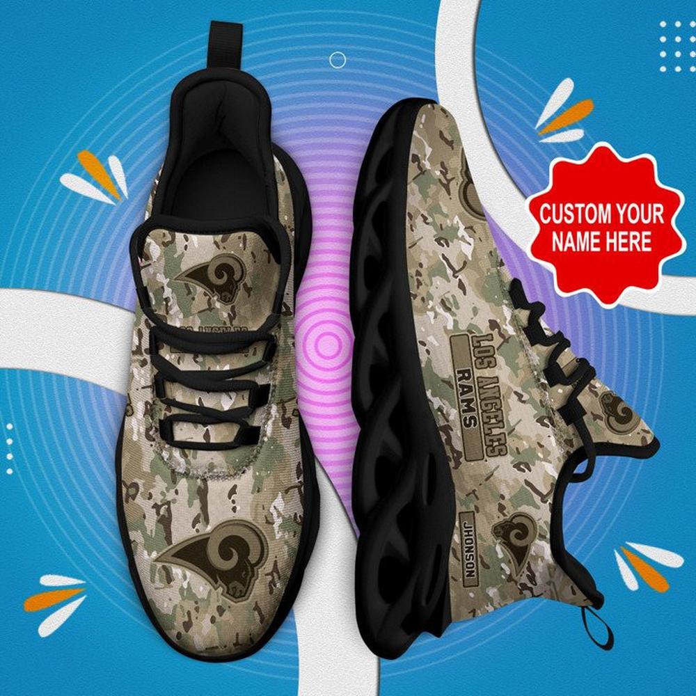 Ideafootwear Los Angeles Rams Max Soul Shoes Sneakers For Men And Women 33