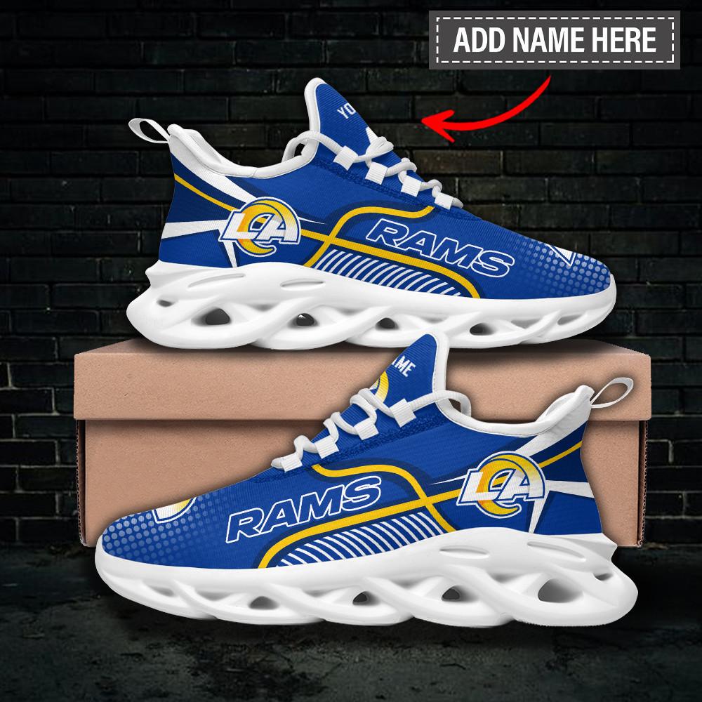 Ideafootwear Los Angeles Rams Max Soul Shoes Sneakers For Men And Women 31