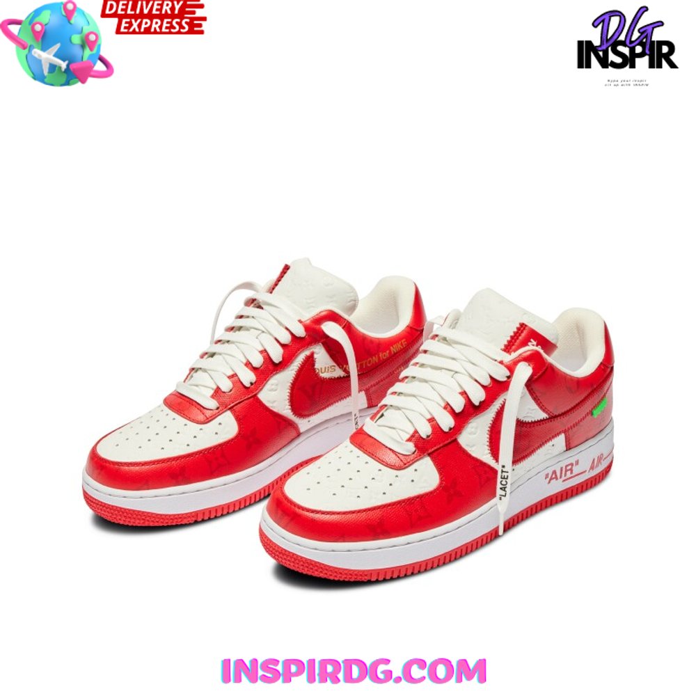 Ideafootwear Louis Vuittion Air Low-Top Sneakers Shoes For Men And Women 1